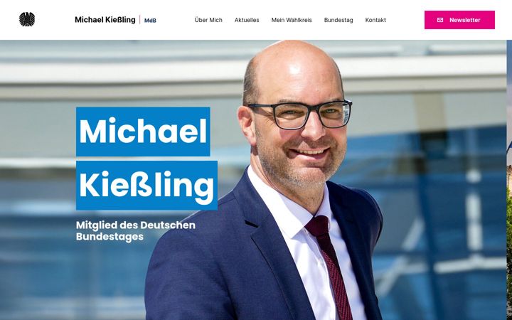 Screenshot of kiessling-michael.de