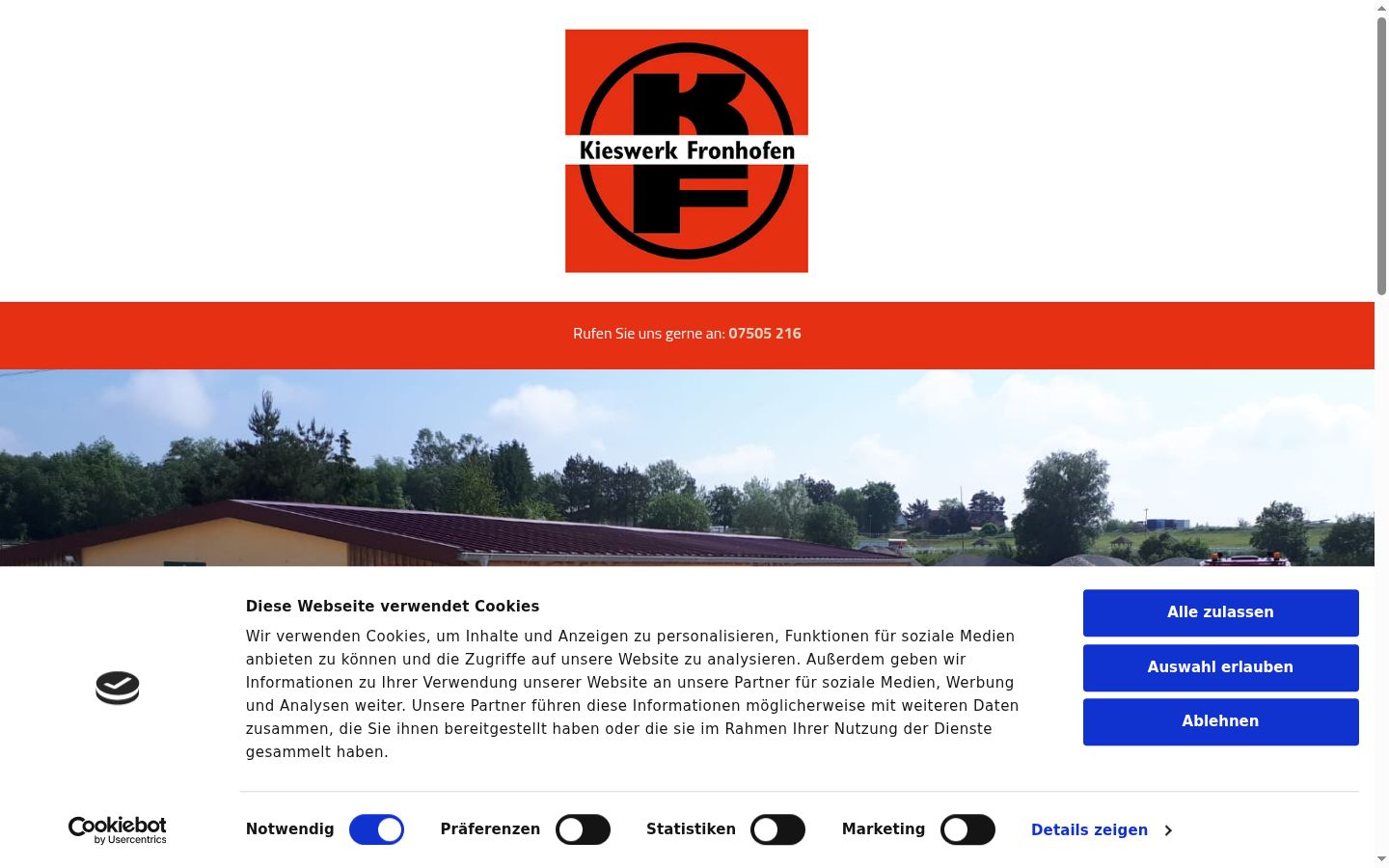 Screenshot tal-banner tal-kunsens muri qabel kwalunkwe interazzjoni