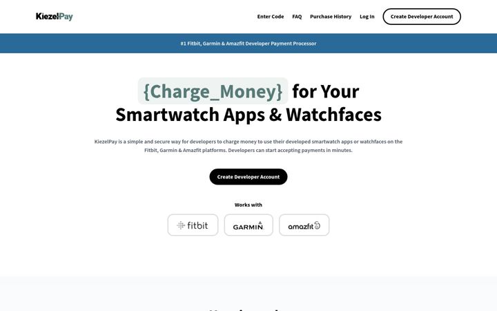 Screenshot of kiezelpay.com