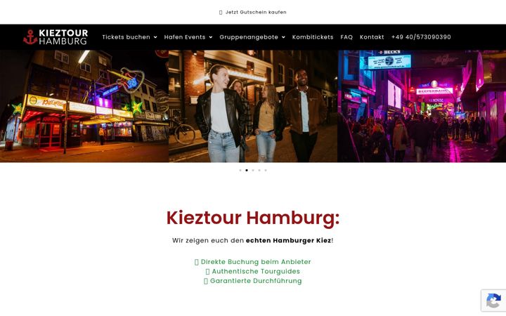 Screenshot of kieztour-tickets.de