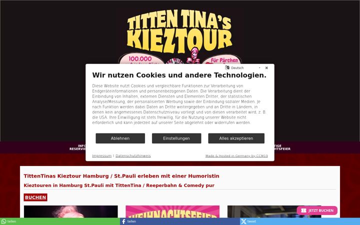 Screenshot of kieztour.com