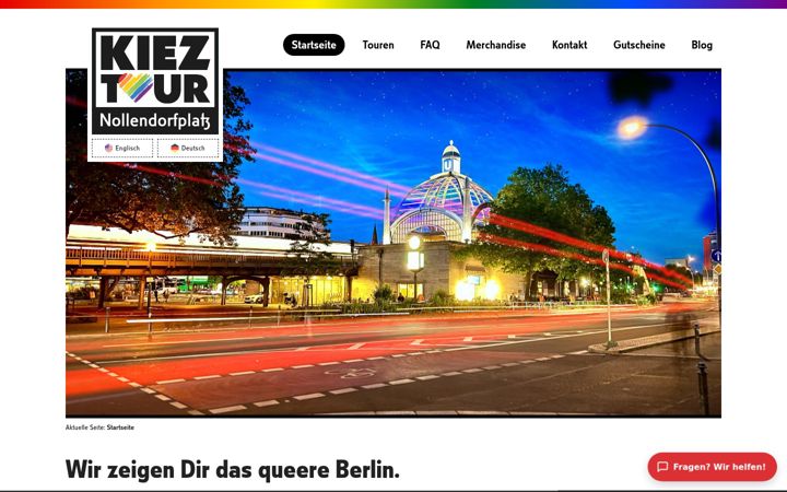 Screenshot of kieztour.net