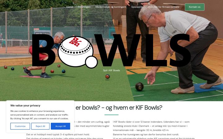 Screenshot of kifbowls.dk