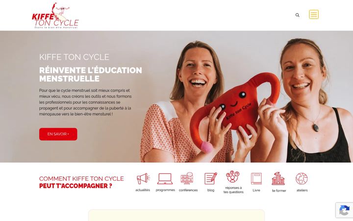 Screenshot of kiffetoncycle.fr