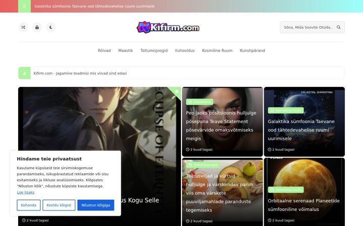 Screenshot of kifirm.com