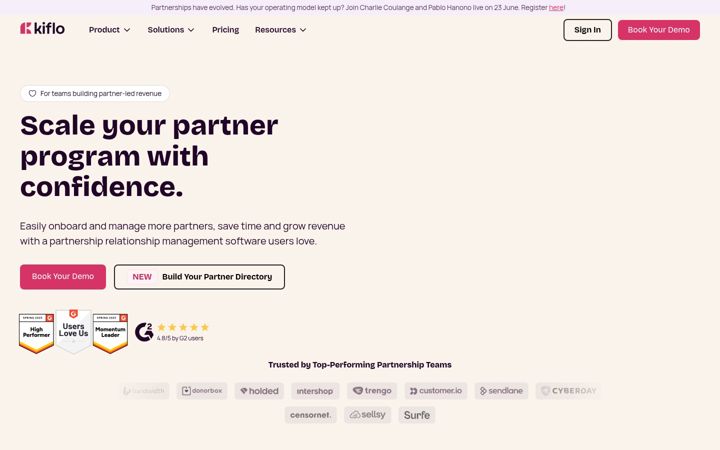 Screenshot of kiflo.com