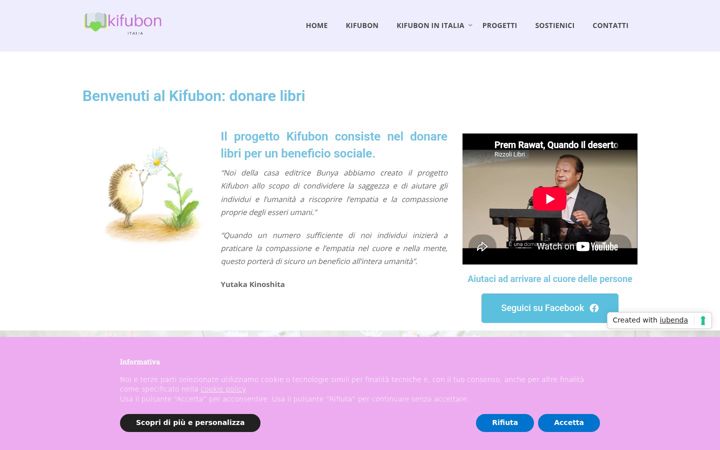 Screenshot of kifubon.it