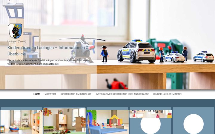 Screenshot of kiga-lauingen.de