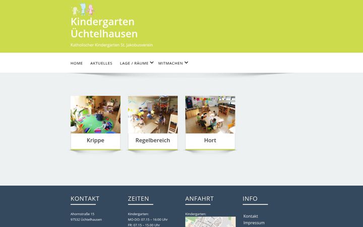 Screenshot of kiga-uechtelhausen.de