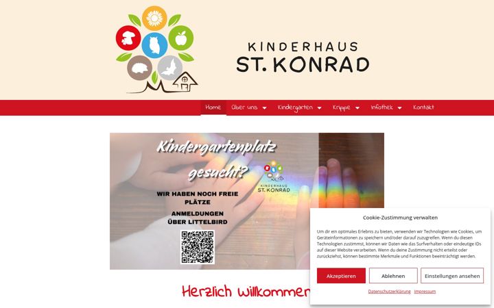Screenshot of kigast-konrad.de