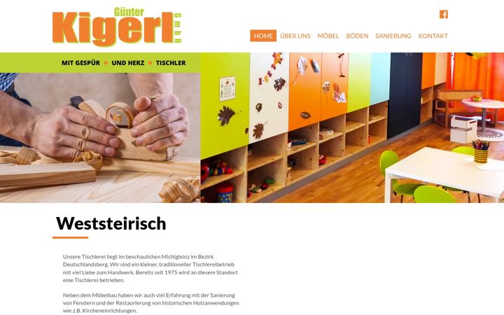 Screenshot of kigerl.at