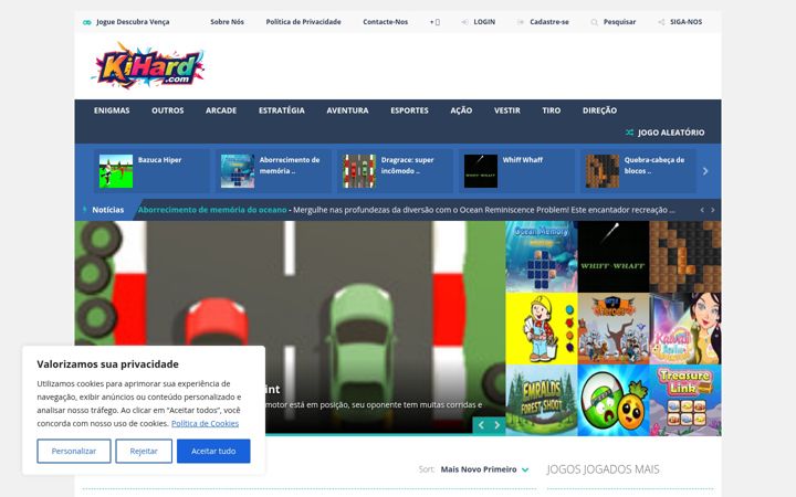 Screenshot of kihard.com