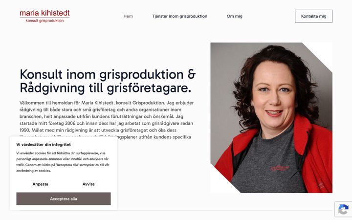 Screenshot of kihlstedt.com
