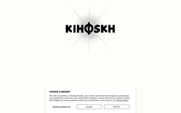 Screenshot of kihoskh.dk