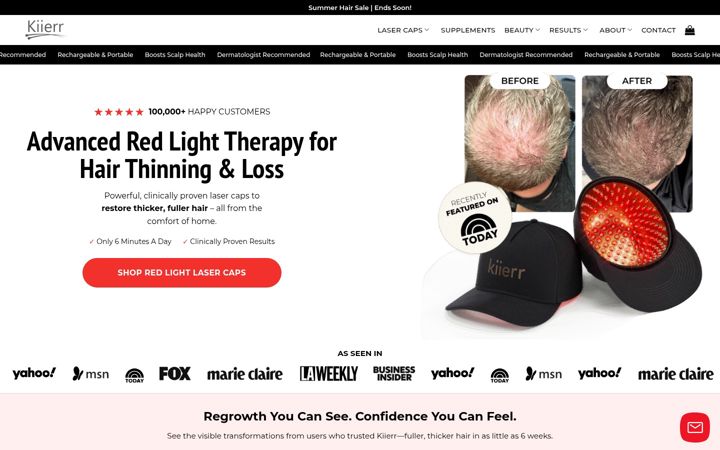 Screenshot of kiierr.com