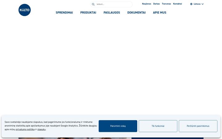 Screenshot of kiilto.lt