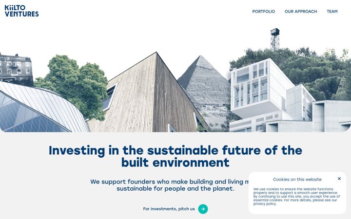 Screenshot of kiiltoventures.com