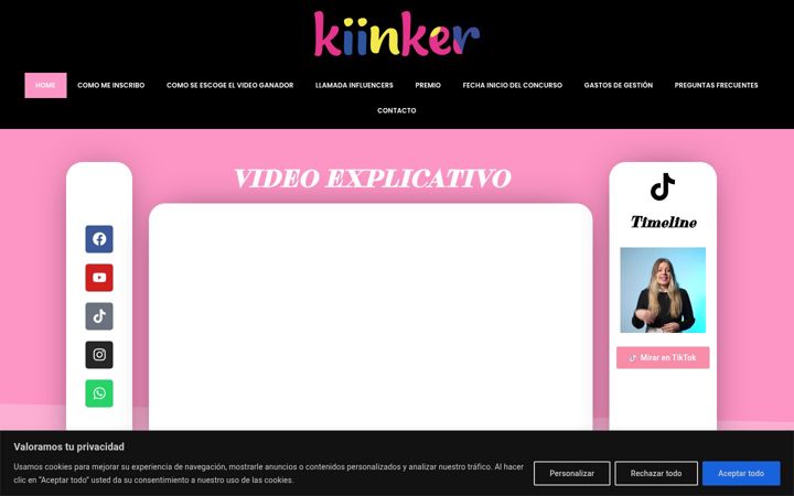 Screenshot of kiinker.com