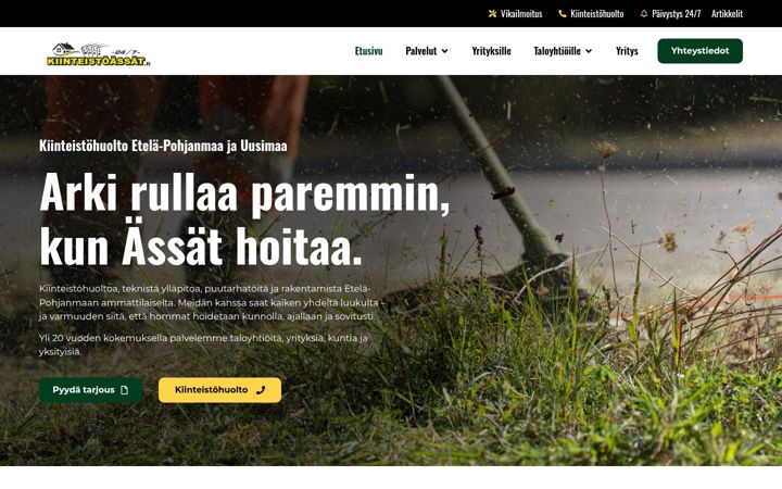 Kuvakaappaus sivustosta kiinteistoassat.fi