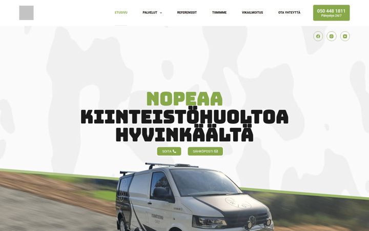 Ekrano kopija kiinteistohuoltotero.fi