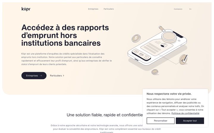 Screenshot of kiipr.io