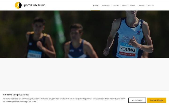 Screenshot of kiirus.eu