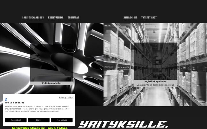 Screenshot of kiitajat.fi