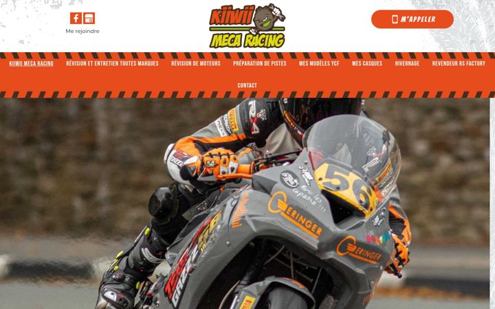 Screenshot of kiiwii-meca-racing.com