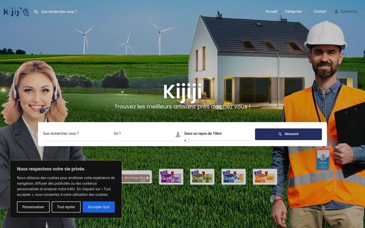 Screenshot of kijiji.fr