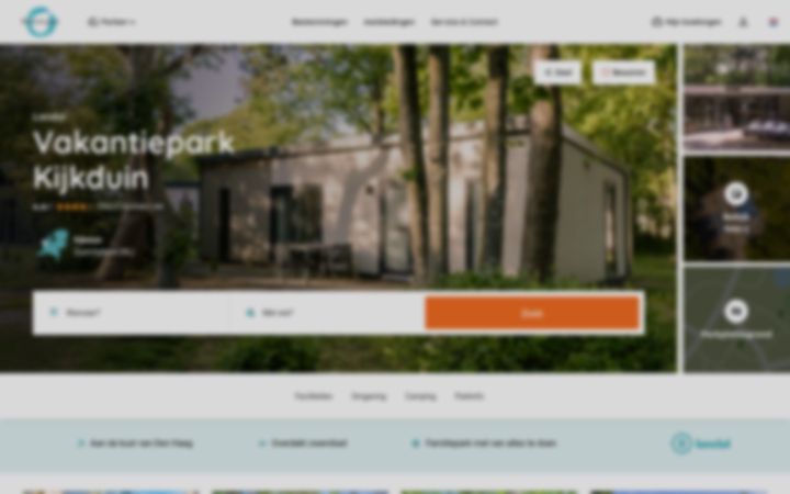 Screenshot of kijkduinpark.nl