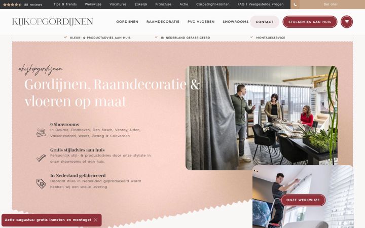 Screenshot of kijkopgordijnen.nl
