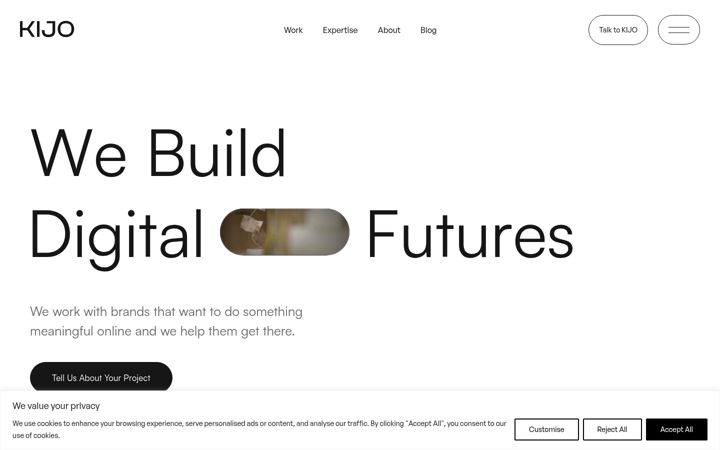 Screenshot of kijo.co.uk