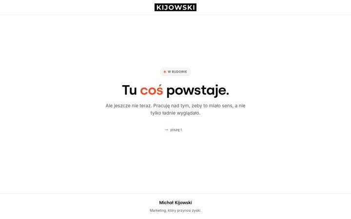 Screenshot of kijowski.com.pl