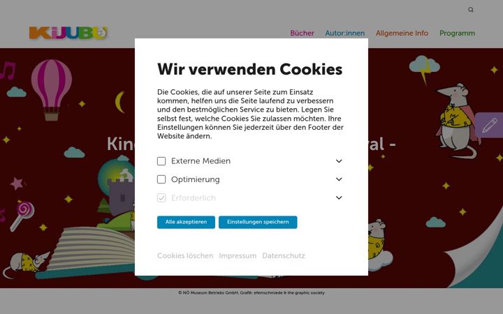 Screenshot of kijubu.at