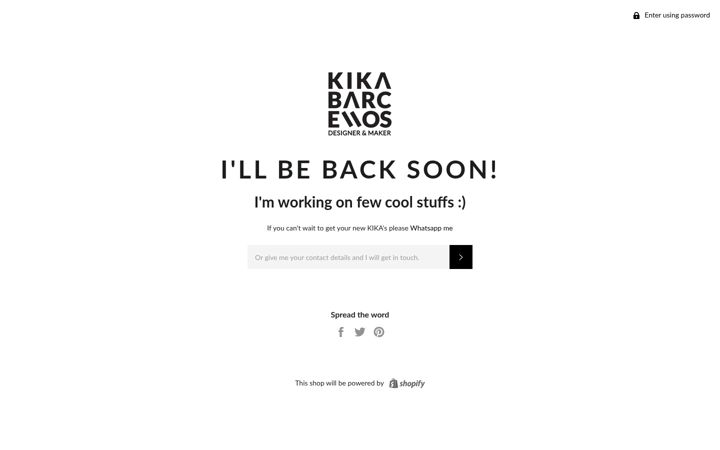 Screenshot of kikabarcellos.com