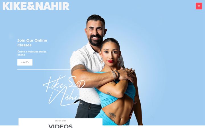 Screenshot of kikeynahir.com