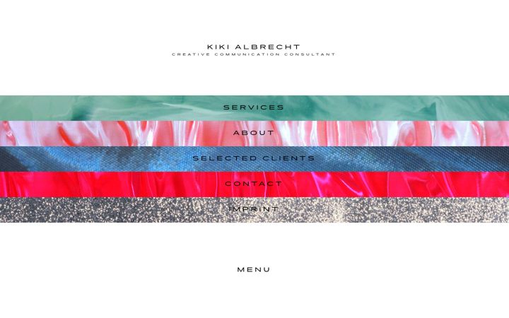 Screenshot of kikialbrecht.com