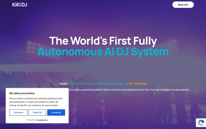 Screenshot of kikidj.com