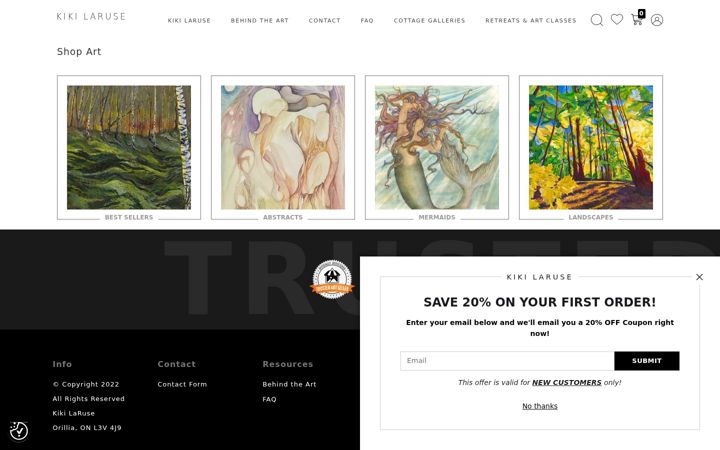 Screenshot of kikilaruse.com