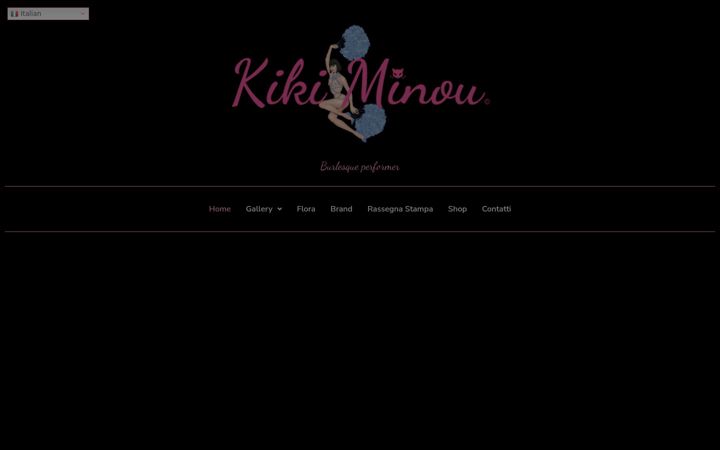 Screenshot of kikiminouburlesque.com