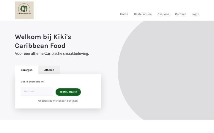 Screenshot of kikiscaribbean.nl