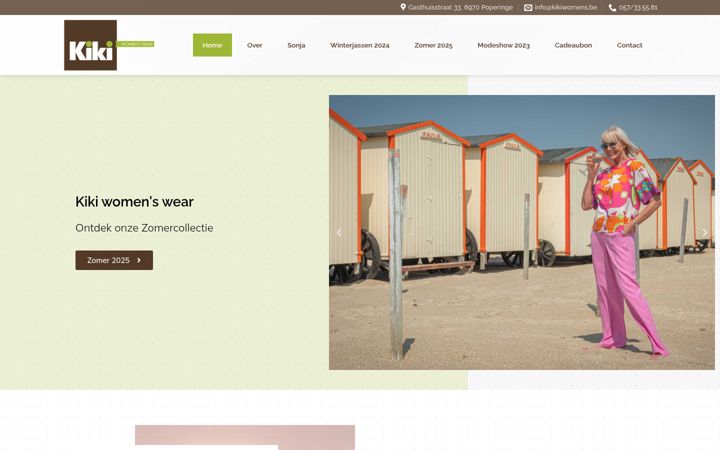 Screenshot of kikiwomens.be