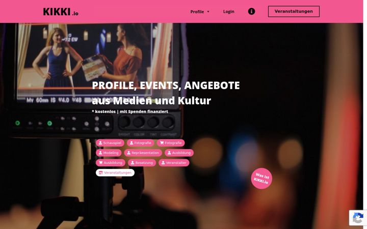 Screenshot of kikki.io