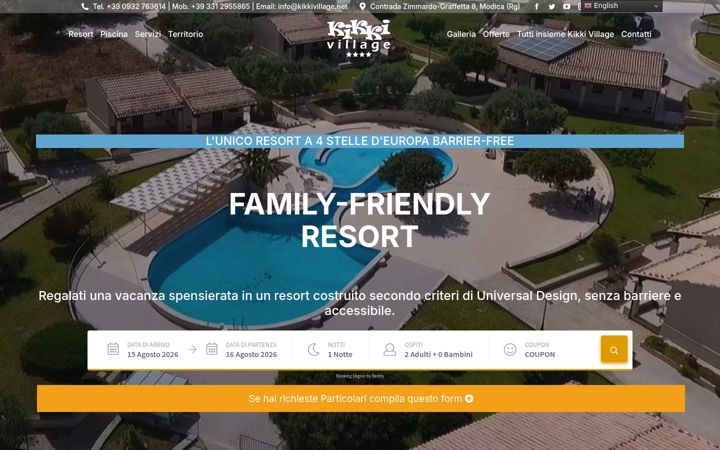Screenshot of kikkivillage.net