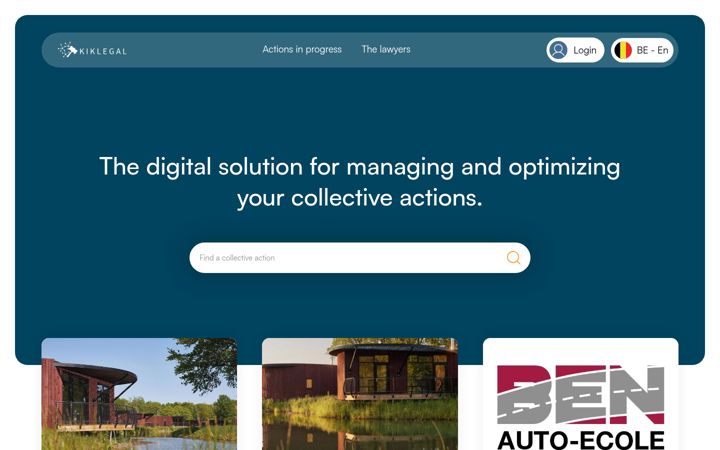 Screenshot of kiklegal.be