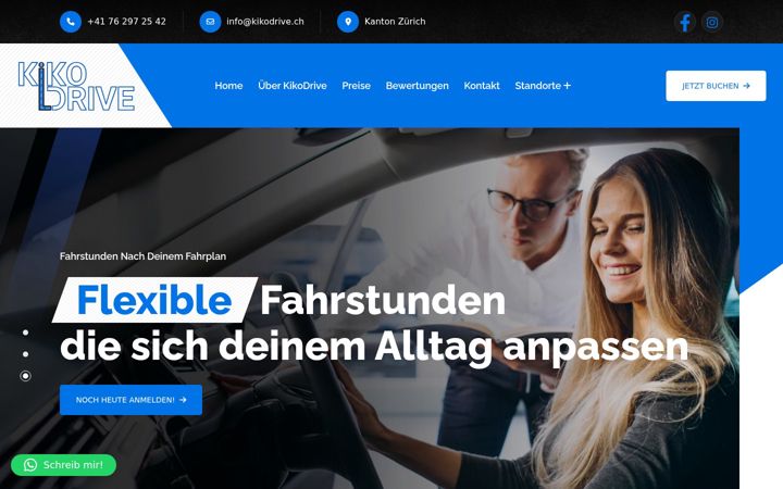 Screenshot of kikodrive.ch