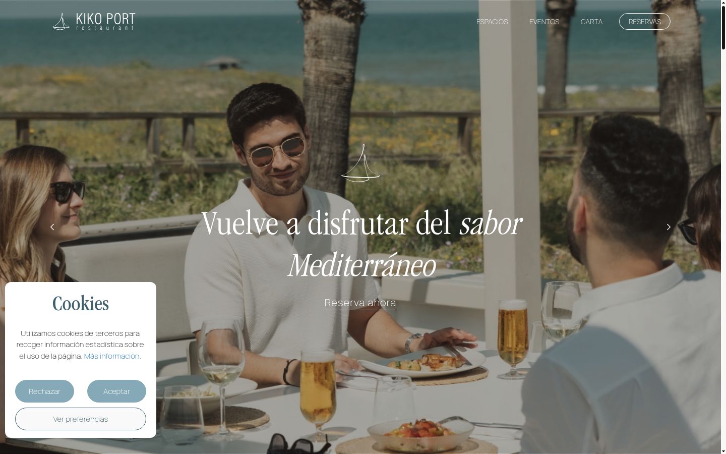 Skärmbild av samtyckesbannern som visades före någon interaktion