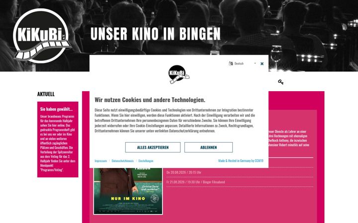 Screenshot of kikubi.de