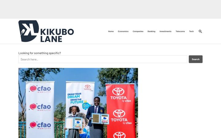 Screenshot of kikubolane.com
