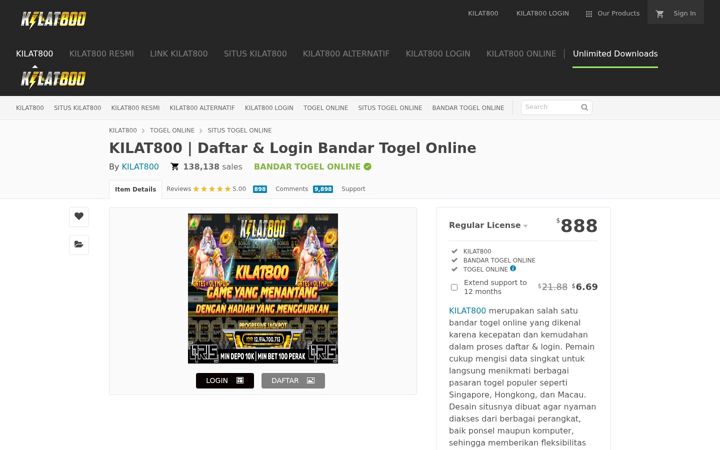 Screenshot of kilatsuper.site